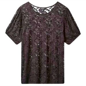 Torrid Black Lace Blouse